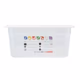 (6 Stück) CAMBRO | SafeTrak - Polypropylen-Behälter GN 1/1 - Milchig - Höhe: 150mm