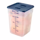 (6 kusů) CAMBRO | CAMSQUARES® - Nádoba - 20, 8 litrů - Transparentní