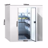 Walk-In Cold Room - 1500x1200mm - 2,60m³ (2600L)