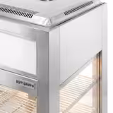 Kylvitrin Self-service - bänkmodell - self-service - 350 liter - 1400 mm - dubbelglas - med 2 hyllor - För SE