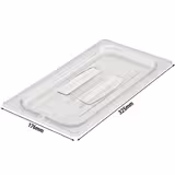 (6 stuks) CAMBRO | Camview® - Copolymeer GN deksel 1/3 - met handgreep - Helder - BPA-Vrij