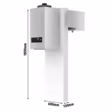 Commercial Stainless Steel Wall Mounted Monoblock Freezer Room Unit - Monoblock - max. for 7.5 m³ - 650W