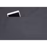 (6 pieces) KARLOWSKY | Basic Chef Bib Apron with Pocket – Anthracite - 750×900 mm - 2-Section Pocket