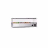 Opzetkoelvitrine ECO - 1200x395mm - 4x GN 1/3