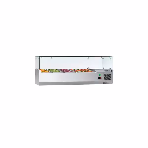 واجهة عرض مبردة علوية ECO - 1200x395mm - 4x GN 1/3