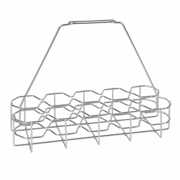 FUCHS | Glass holder for 10 glasses - Chrome-plated