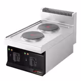 Elektrisch fornuis - MARIO 700 - 400x700x430mm - 4,6 kW - 2 platen rond