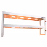 Pod termic cu infraroșu - 1800x300 mm - 1,8 kW - 2 niveluri încălzite