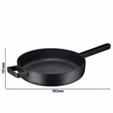WMF | FLAVOUR - Pfanne - Ø 280mm - Gusseisen - 3,4 Liter - Schwarz