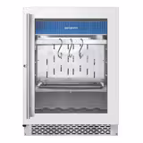 Dry Aging Fleischreifeschrank - 595mm - 98 Liter - 1 rahmenlose Glastür - Edelstahl
