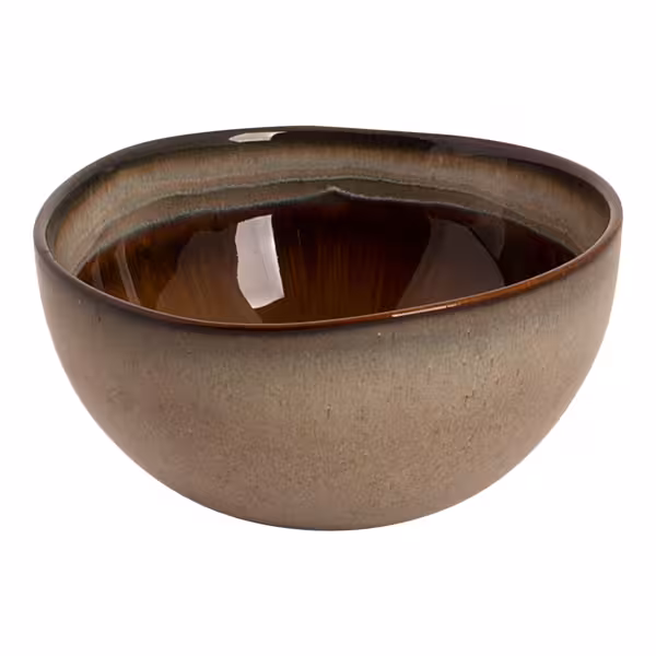 (6 pcs) Dessert Bowl - Hazelton - Stoneware - Ø 110mm - Brown