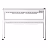Pont chauffant PREMIUM - infrarouge à résistance(s) céramique(s) - 1000x370mm - 2x 700W - 2 étages chauffants - réglable en hauteur