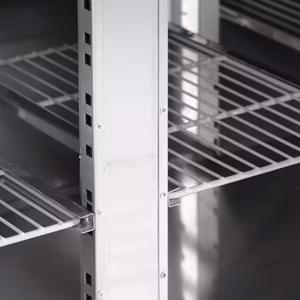 Kühltisch ECO - 1795x700mm - mit 2 Türen - 2 Schubladen - mit Aufkantung