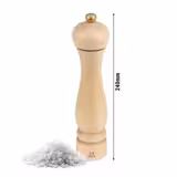 (6 pièces) PEUGEOT | CLERMONT – Moulin à sel – Bois – Naturel – Hauteur : 240 mm