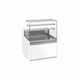 Gekoelde gebaksvitrine - 998x985mm - glazen deur - recht frontglas - LED-verlichting - automatische ontdooiing