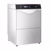 Doppia parete Lavabicchieri professionale - Meccanica (elettromeccanica) - 2,97kW - Cesto 40x40 - con dosatore detergente, dosatore brillantante & pompa di scarico