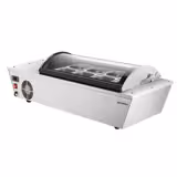 Vetrina refrigerata da banco - per 8x GN 1/6 o 4x GN 1/3 - 67l - 1035mm - vetro curvo