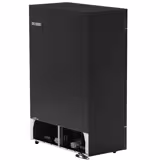 Commercial Upright Glass Door Display Fridge with Illuminated Canopy - 1200mm - 1048 Litres - with 2 hinged glass doors - LED lighting - Black - Temperature range 1 to 10 °C