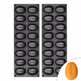 Platten für Tartelette-Maschine TMOPH - Form: 16x Ei/Oval