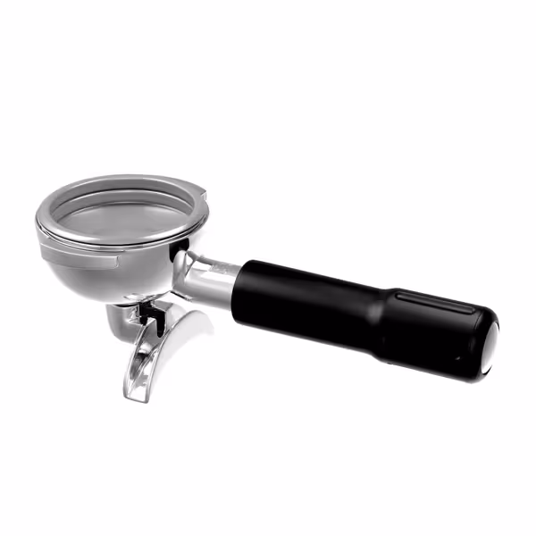 Portafilter - Double Spout - Black - Stainless Steel - Ø 58.8mm - 212x83x71mm - ergonomic handle - for Allegro, Eminence, Grace & Suprema