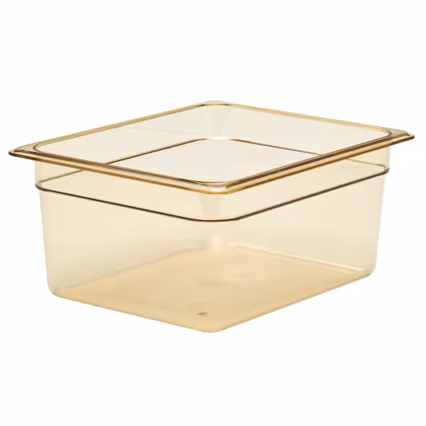 (6 Stück) CAMBRO | H-PAN™ - Hitzebeständiger Behälter GN 1/2 - Bernstein - Höhe: 150mm