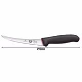VICTORINOX | Fibrox Dual‑Grip Boning Knife – 15 cm Blade - Black/Red Handle
