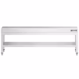 Table de travail en acier inoxydable PREMIUM - 2000x600mm - avec étagère basse