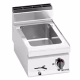 Sähkökäyttöinen vesihaude - 1,2 kW - 1x GN 1/1 - tyhjennyshana