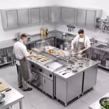 Narożna szafka ścienna ze stali nierdzewnej – 700 x 700 mm – z drzwiami skrzydłowymi – wysokość: 800 mm