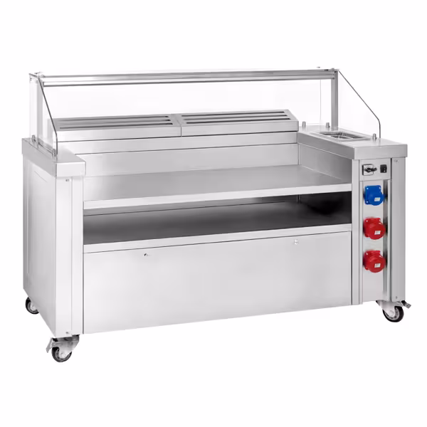 Mobiel kookstation - 1600x850mm - hoogte: 1170mm