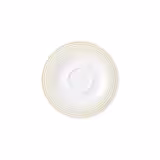 (6 pieces) SELTMANN WEIDEN | Round Espresso Saucer Blues – Sand Beige – Ø135 mm – High-Gloss Porcelain