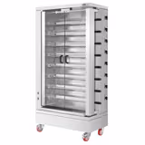 Elektro Hähnchengrill - 26,4 kW - mit 8 Spießen für bis zu 48 Hähnchen