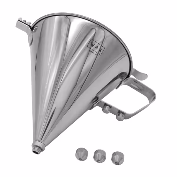 Fondanttrechter van RVS - Hoogte: 230mm