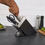 ZWILLING | GOURMET SharpBlock - Самозаточувальний блок для ножів - 7 шт - чорний