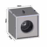 Airbox Pro Commercial Extractor Fan - 8000m³/h - 400V
