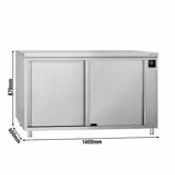 Wärmeschrank ECO - 1400x600mm - mit Durchreiche & Schiebetüren - Digital