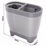 Glass Brush Washer / Spülboy – Manual cold-water rinser – 600 glasses/hr – Ø 50–160 mm