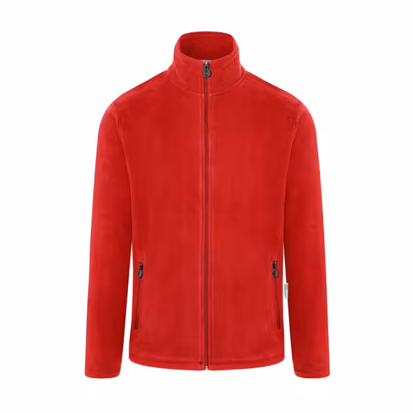 KARLOWSKY | Herren Workwear Fleecejacke Warm-Up - Rot - Größe: XXL