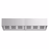 Commercial Wall-Mounted Extractor Hood - 3600mm - with Baffle Filters & Lighting