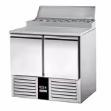 Zubereitungstisch Mini PREMIUM - 900mm - für 5x GN 1/6 - 2 Türen