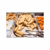 Commercial Drop-in Hot Plate Stainless Steel - 800mm - 2x GN 1/1 - 0.9 kW - with Toughened Glass Sneeze Screen