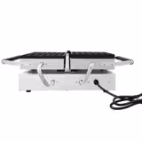 Piastra per Waffle professionale - Singola - Manuale - 1,60kW - Forma: 2 Waffle belgi - con piastra girevole a 180°