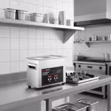 Nettoyeur à Ultrasons - 6,5 Litres - 180 Watt Puissance Ultrasonique - avec Robinet de Vidange