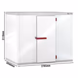 Cella frigorifera TN - 2780x5060mm - 25,08m³ - con pavimento - pannello 80mm