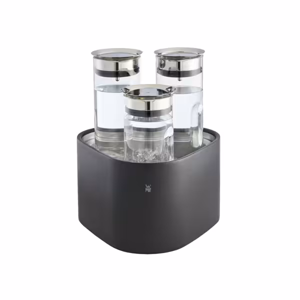 WMF | Diva Bottle Cooler – Black - Double-Walled Cromargan® Stainless Steel - 3–6 Bottles