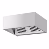 Cappa cubica professionale - 1200mm - con filtri a labirinto e plafoniera LED
