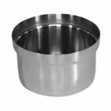 (6 pcs) Coupe - BRIDGE - Acier inoxydable 18/8 - carré - 230x230mm - Profondeur : 135mm