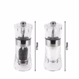 (6 pieces) PEUGEOT | OSLO - Salt & Pepper Mill - Acrylic/Stainless Steel - Height: 140mm