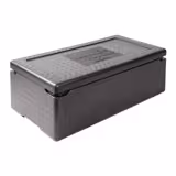 (3 pieces) THERMO FUTURE BOX | Thermobox MENU 3 PLUS - 23 liters - Black