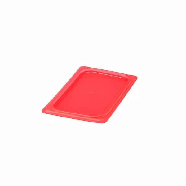 (6 pièces) CAMBRO | SafeTrak - Couvercle en polypropylène GN 1/4 - Rouge